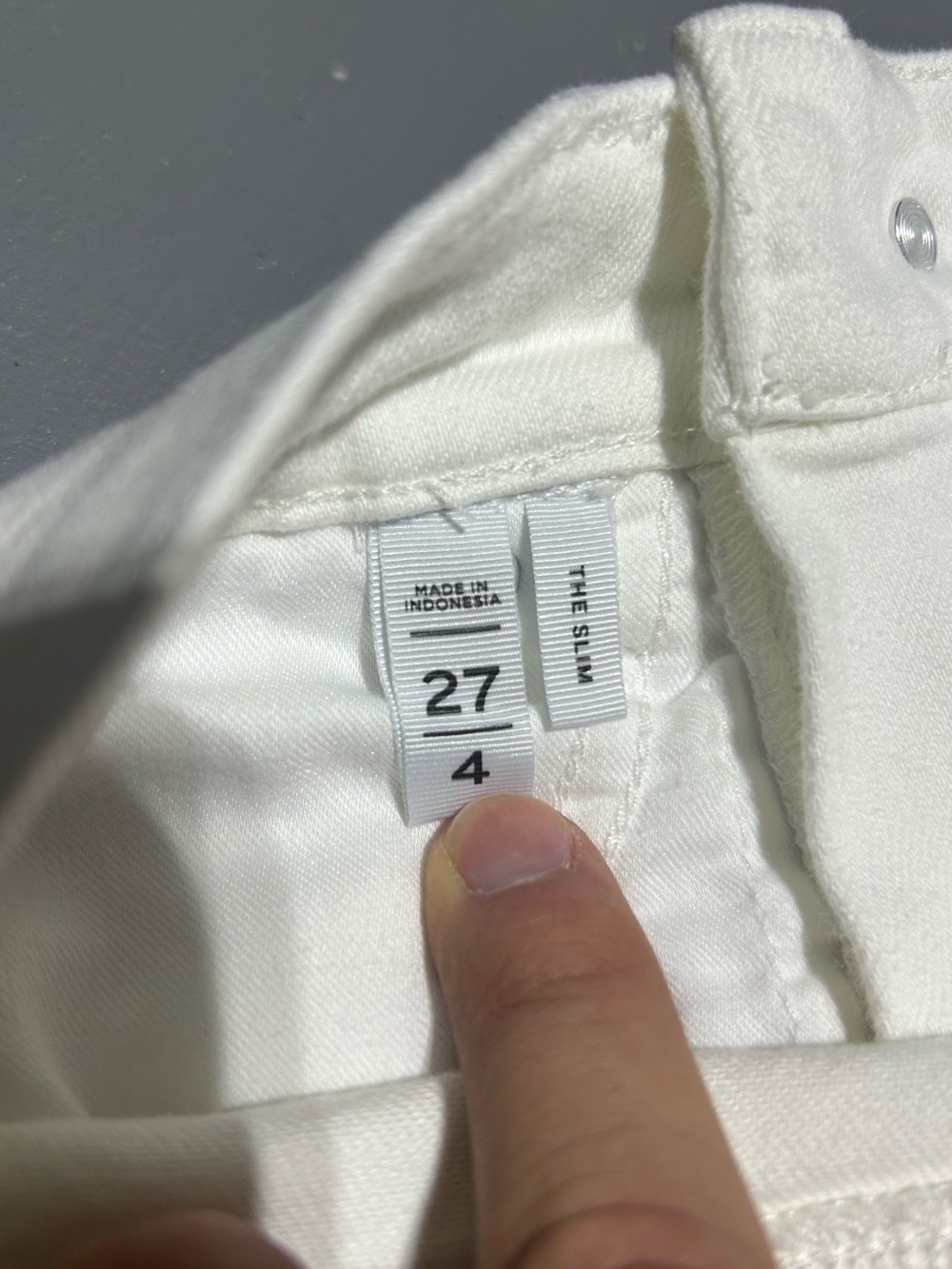 LOFT “The Slim” White Jeans (Women’s Size 27) - Picture 8 of 11